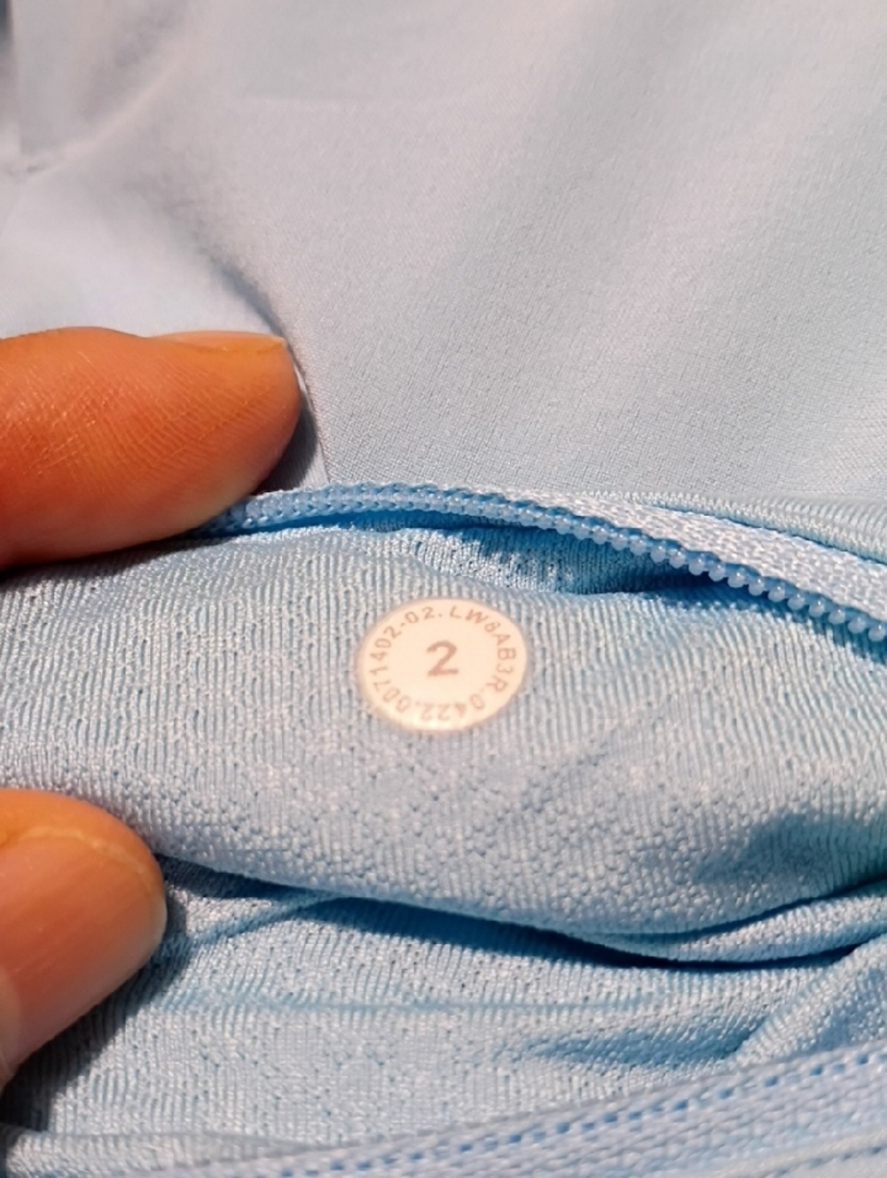 lululemon athletica Light Blue Athletic Short Skirt with Hidden Back Pocket - Picture 10 of 10